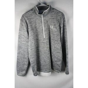 Under Armour Quarter Zip Gray Shirt Size Md